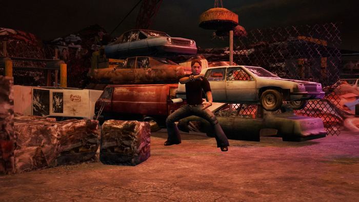 Still del videoclip: pantalla de pelea TOMI contra ROTON